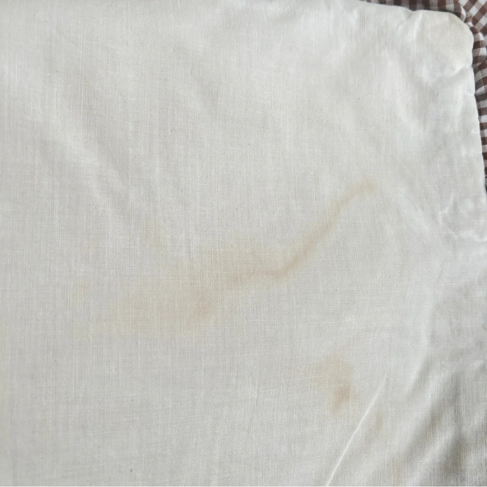 1970s Handmade Dresden Plate Quilted Pillow | Cottagecore Earth Tones